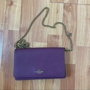 Coach Burgundy Crossbody